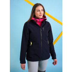 Pelle Petterson Challenge Dame Hood Jakke - Dark Navy Blue