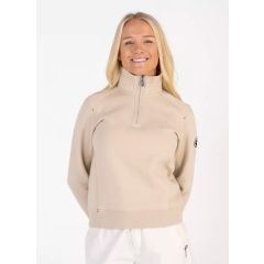 Pelle Petterson P-Half Zip Sweater Dame – Light Beige Oak