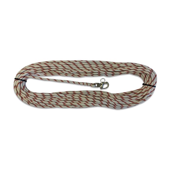 LIROS FALD M/SVIRVELHAGE 10 MM X 35 MTR HVID/RØD main product photo