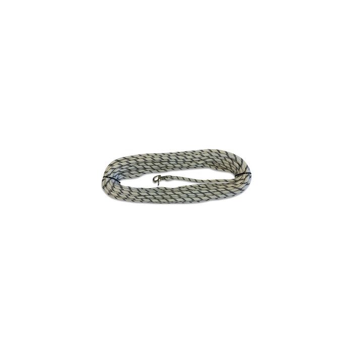 Liros LSP-32 Fald med Svirvelhage 12 mm x 45 m – Hvid/Sort – 3300 kg