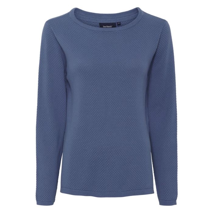 Sea Ranch Frida Knit Dame Strik - Federal Blue main product photo