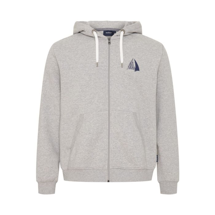 Sea Ranch Bob Herre Zip Hood Sweat - Grey Melange - Rest salg main product photo