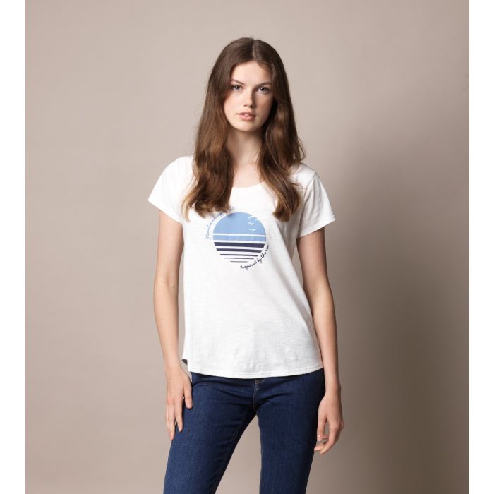 Sea Ranch Aia Short Sleeve Dame T-shirt – Pearl main product photo