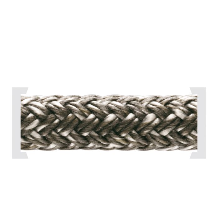 GOTTIFREDI MAFFIOLI POWERGRIP 78 8MM ANTRACITE - AFMÅLT LÆNGDE main product photo