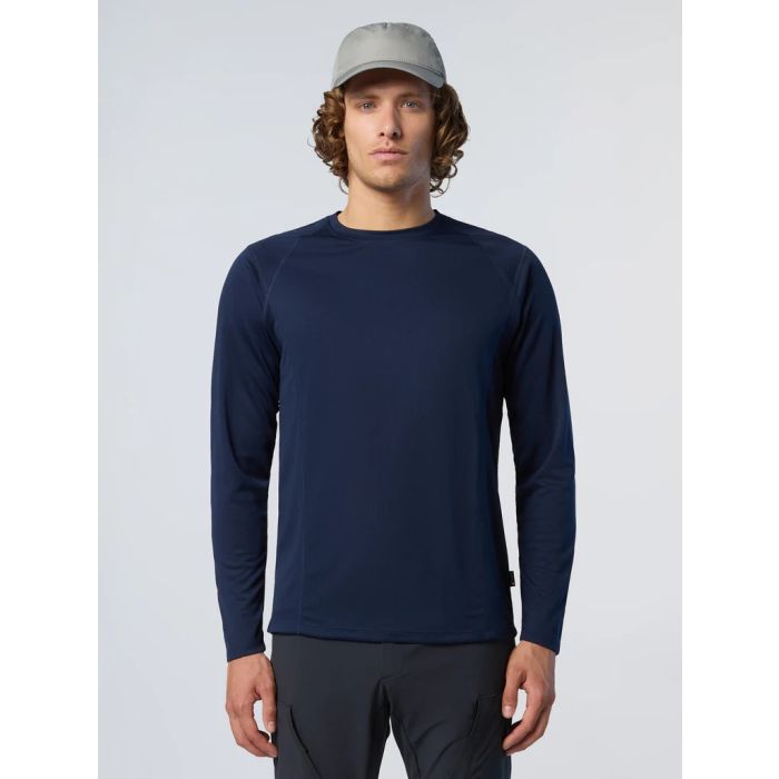 North Sails Regatta Tech Langærmet T-Shirt – Navy