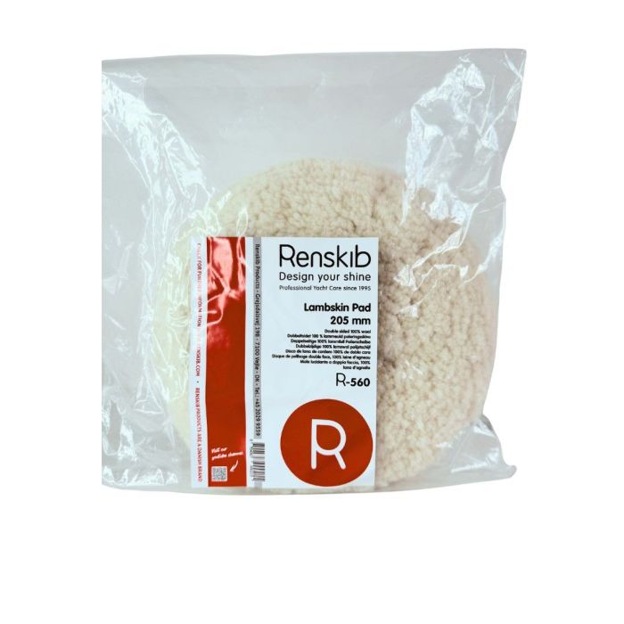 Renskib Dobbeltsidet Polerskive – 100% Lammeuld