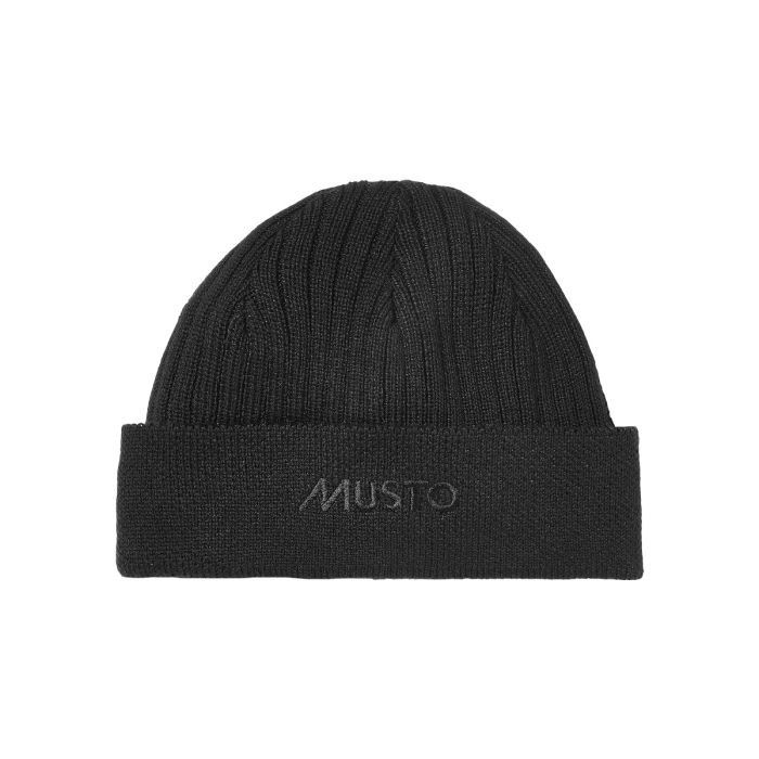 MUSTO MARINA BEANIE - BLACK main product photo