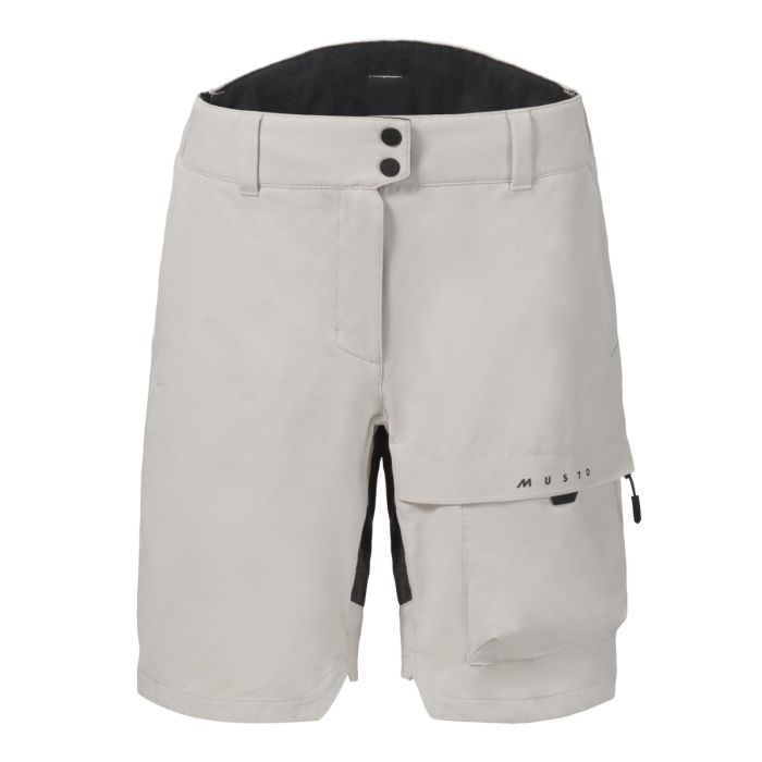 Musto EVO Performance Dame Stretch Shorts - Platinium main product photo