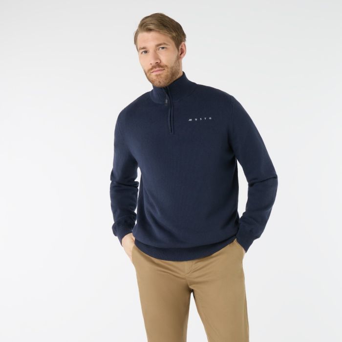 Musto Evolution Windbreaker Herre Strik - Navy main product photo