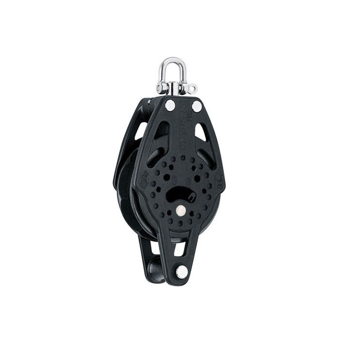 HARKEN CARBO RATCHETS 75MM ENKELT BLOK MED SVIRVEL OG HUNSVOT main product photo