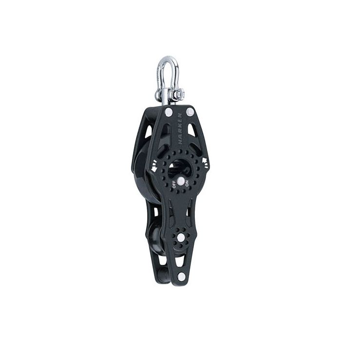HARKEN CARBO RATCHETS 75MM ENKELT VIOLIN BLOK MED HUNSVOT main product photo
