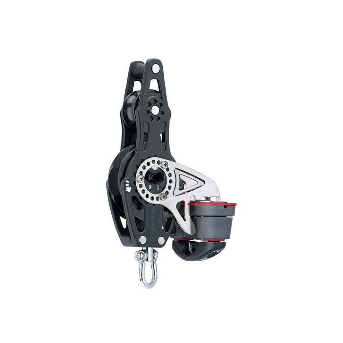 HARKEN CARBO RATCHETS 75MM ENKELT VIOLIN BLOK MED HUNSVOT OG CARBO-CAM® FRØLÅR main product photo
