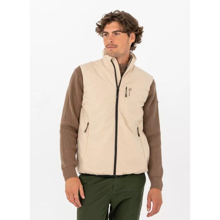Pelle Petterson Arolla Aero Herre Vest – Lt. Beige Oak
