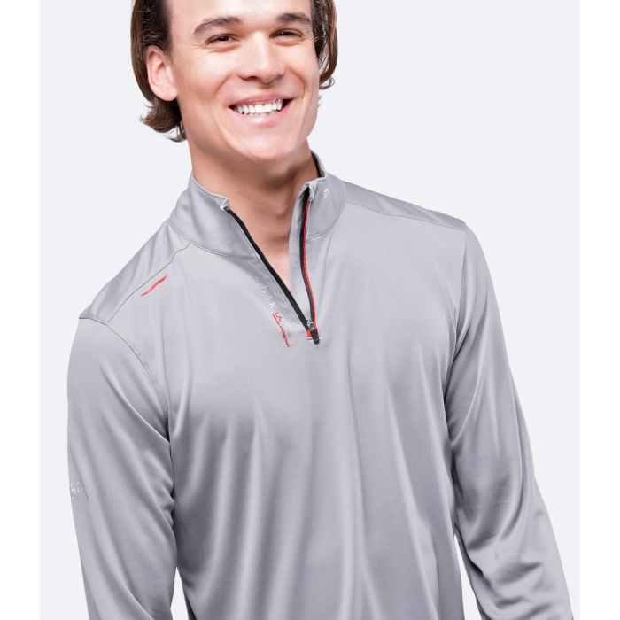 Zhik UVActive™ UPF50+ High Collar T-Shirt Med Lange Ærmer – Grey main product photo