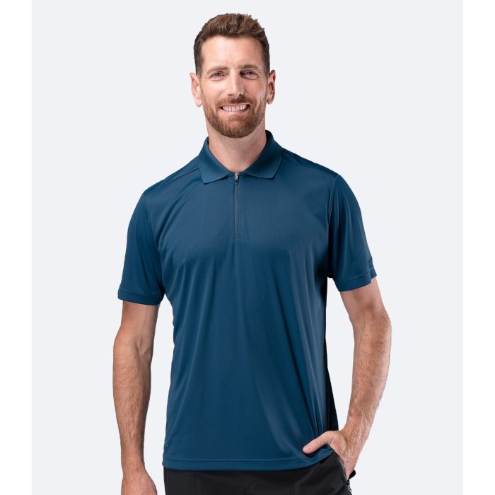 Zhik Mens UVActive™ Short Sleeve Polo – Deep Teal