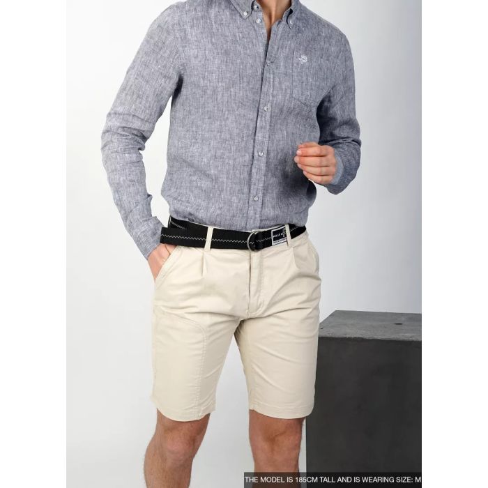 Pelle Petterson Crew Bermuda Shorts - Light Beige Oak main product photo
