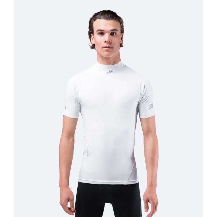 Zhik Hvid ECO Spandex Kortærmet Herre T-Shirt main product photo