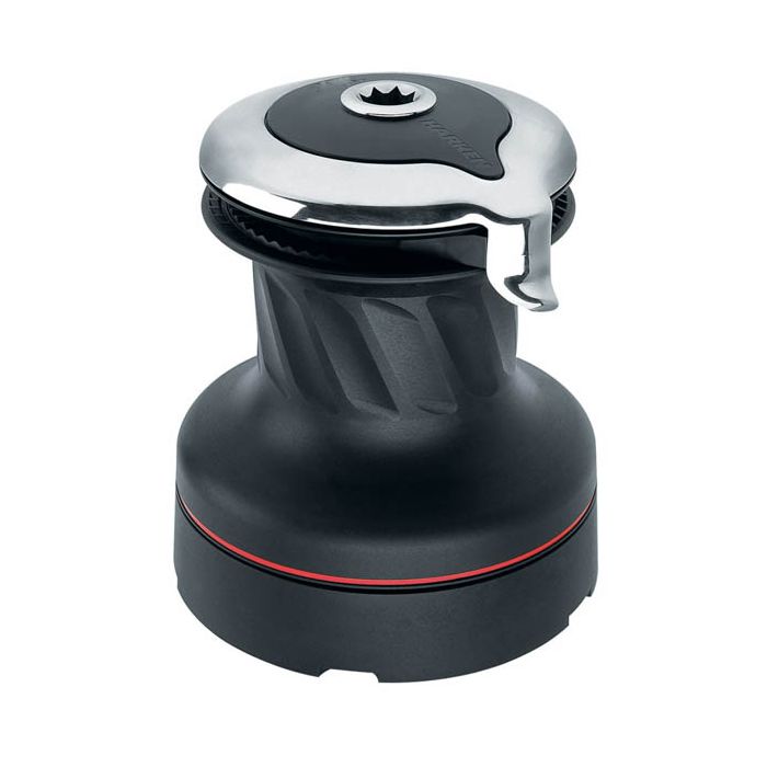 HARKEN RADIAL SKØDESPIL 2-GEAR SORT ALUMINIUM SELF-TAILING - HK50-2STA main product photo
