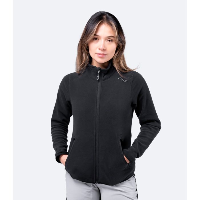 Zhik Full Zip Dame Fleece Jakke - Black main product photo