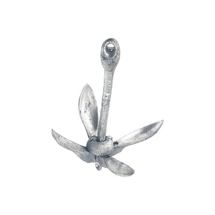 Foldbart Anker (Paraplyanker) – Galvaniseret Bådanker 1,5–8 kg
