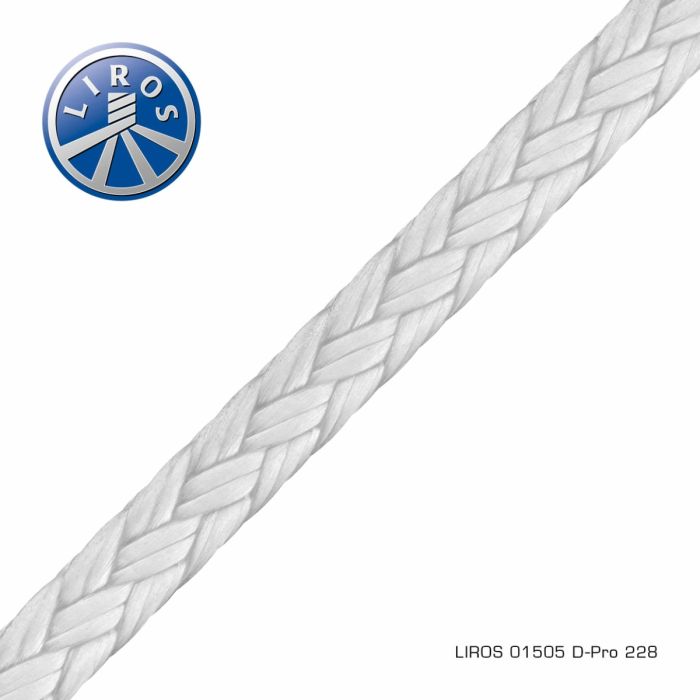 Liros D-Pro 4 mm Hvid – High-Performance Dyneema SK78 Line