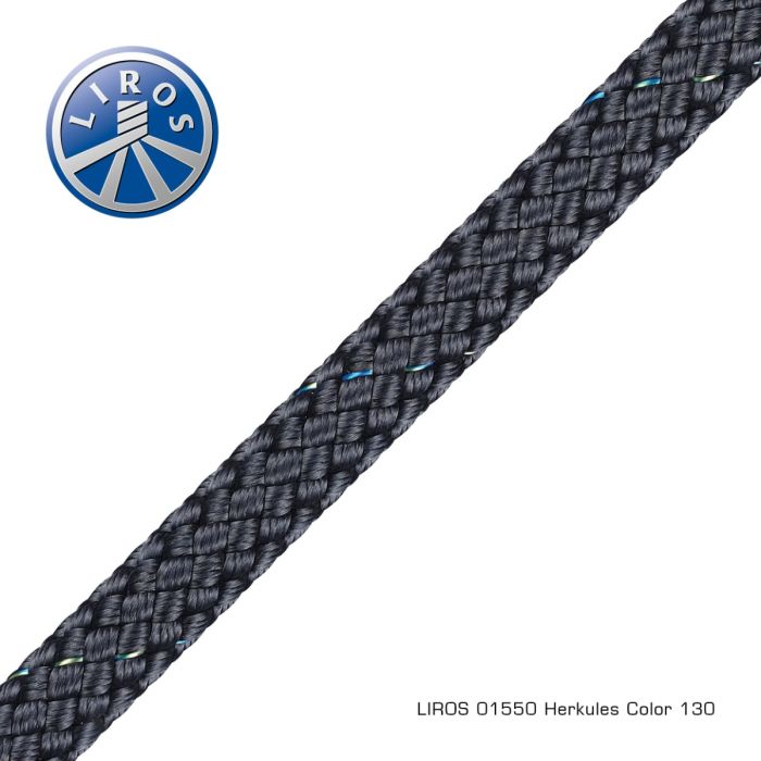 Liros Herkules Color 6 mm Navy – Dobbeltflettet Marineblå Polyesterline