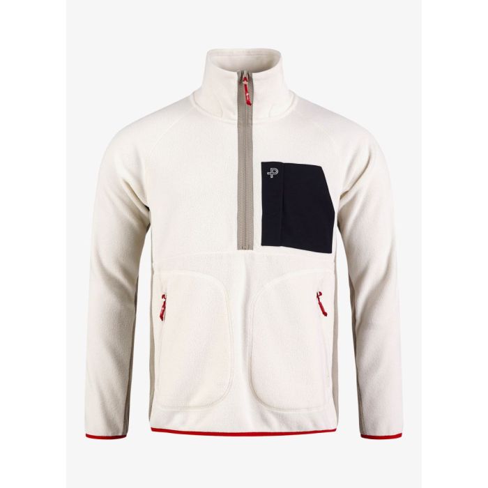 Pelle Petterson Loft Fleece Sweater Herre – Bleached Sand