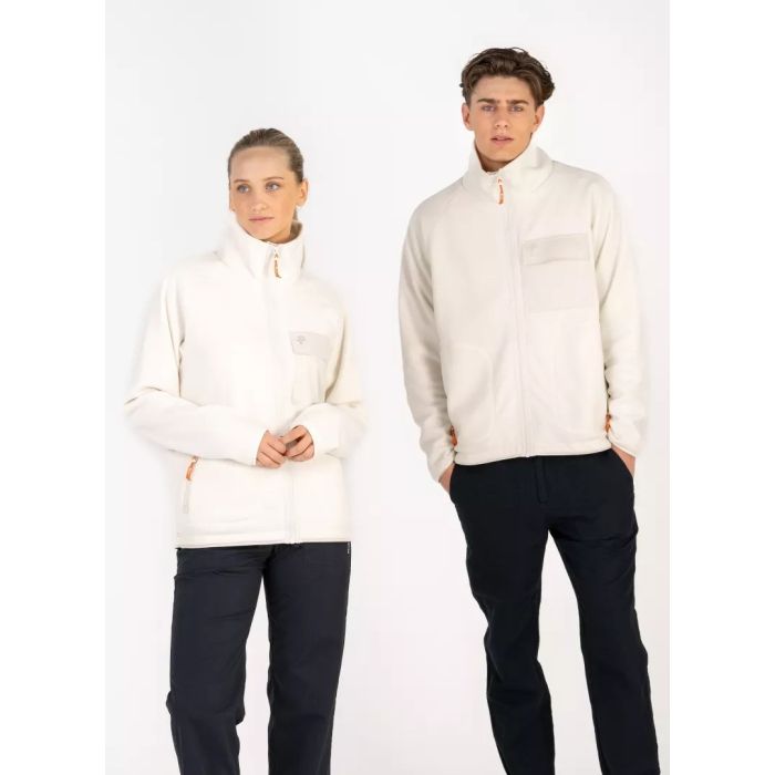 Pelle Petterson Loft Windbreaker Zip Unisex Fleecetrøje - Bleached Sand