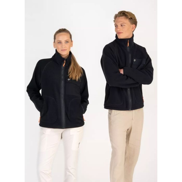 Pelle Petterson Loft Windbreaker Zip Unisex Fleecetrøje - Dark Navy Blue