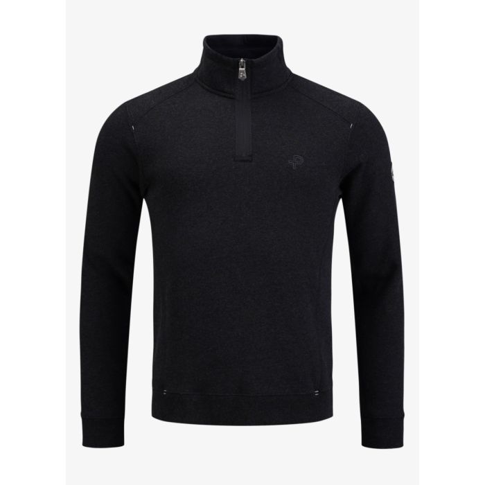 Pelle Petterson P-Half Zip Sweater Herre – Charcoal Melange
