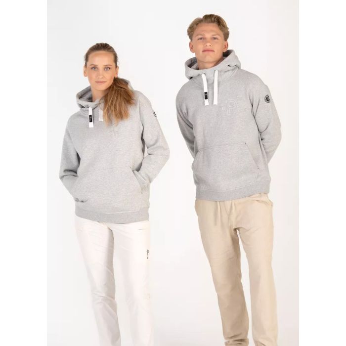 Pelle Petterson P-Snug Unisex Hoodie – Light Grey Melange