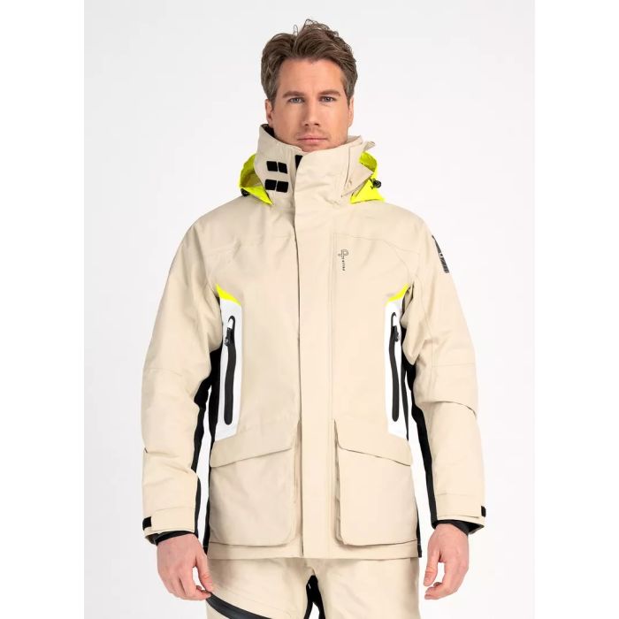Pelle P Tactic Race Herre Sejlerjakke – Lt. Beige Oak