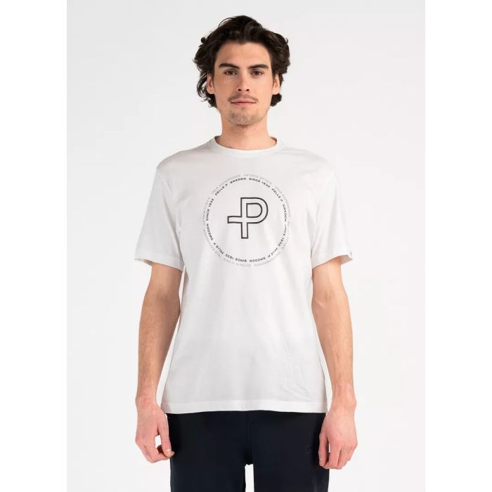 Pelle P Perus Organic Logo Herre T-Shirt – White