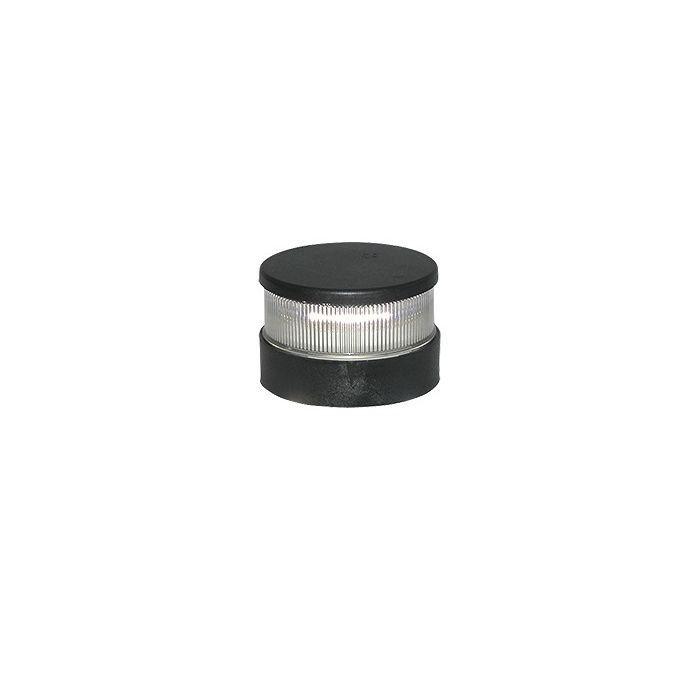 Aqua Signal Serie 34 Ankerlanterne LED – Sort – 12/24V – Dæksmontering