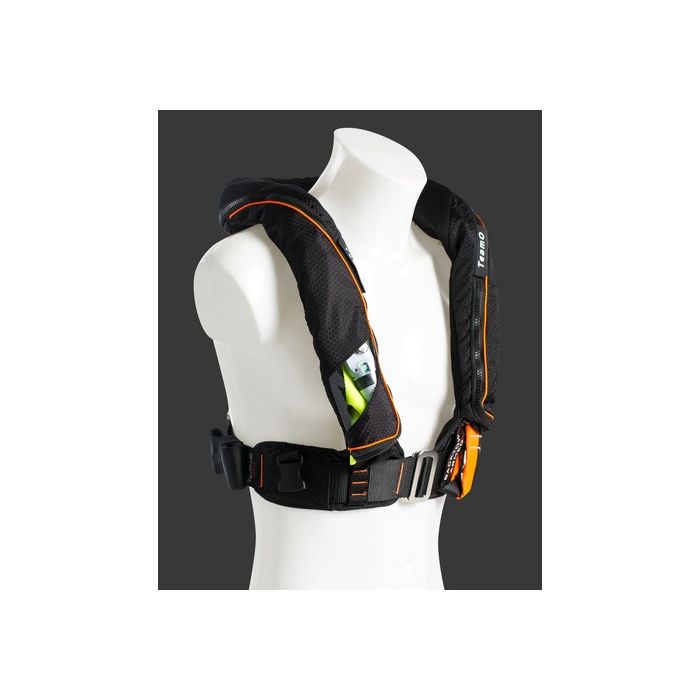 TeamO Offshore 170N BackTow Redningsvest Sort / Orange main product photo