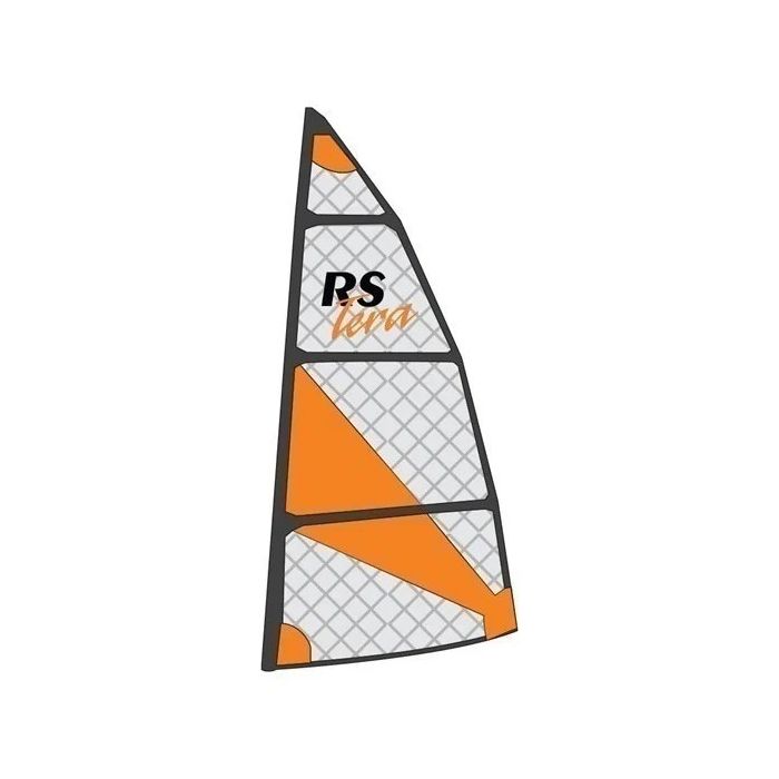 RS Tera Pro storsejl (rullet, inkl. sejlpinde, sejlpose og sejlnumre)