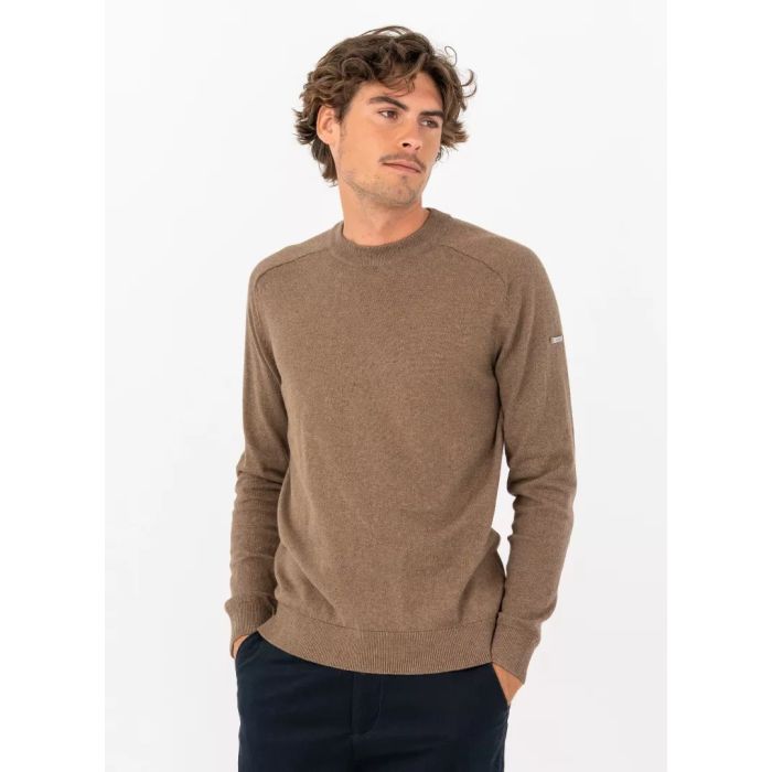 Pelle Petterson Tiller Sweater Herre – Cobblestone Mélange