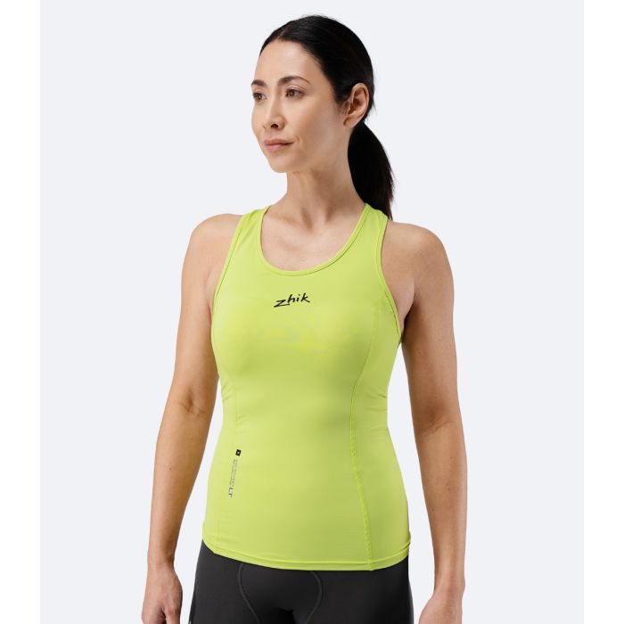 Zhik Dame Eco Spandex LT Race Singlet – Lime