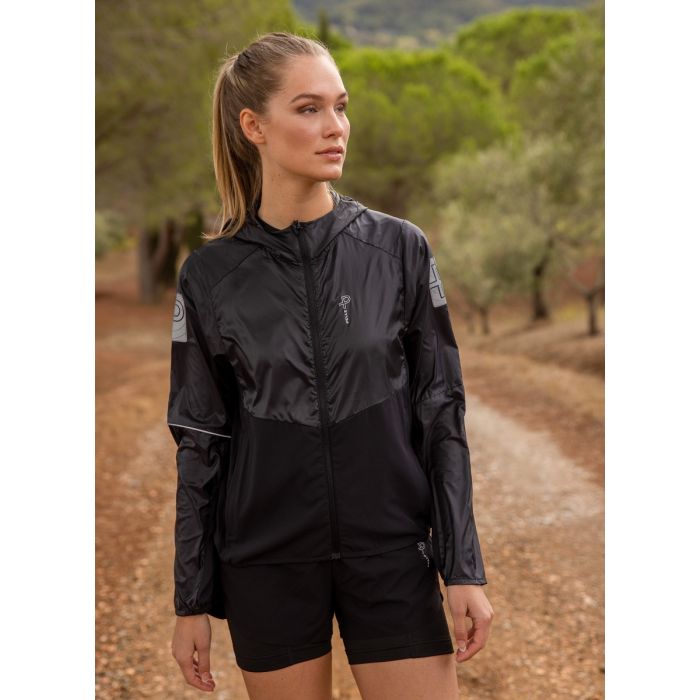 Pelle P Arc Mesh Dame Løbejakke - Ink