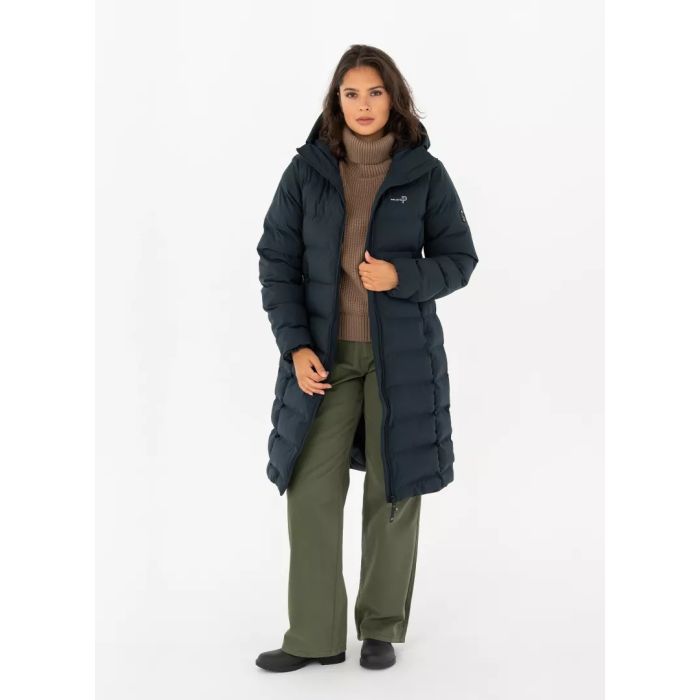 Pelle Petterson Commodus Padded Coat Dame Frakke – Dark Navy Blue – Varm og Vandafvisende Vinterfrakke