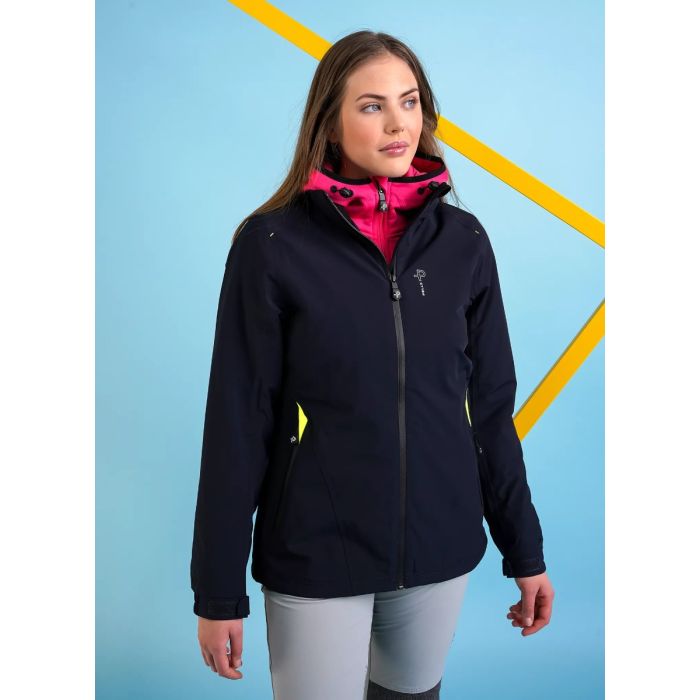 Pelle Petterson Challenge Dame Hood Jakke - Dark Navy Blue main product photo