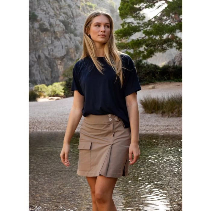Pelle Petterson Sport Mid Skort Dame Nederdel - Toffee main product photo